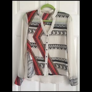 Sheer button-up 🖤